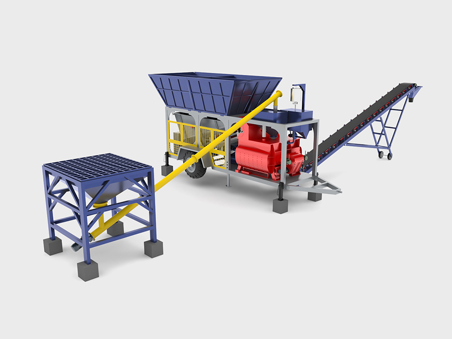 concrete batching plant concrete pump self loading concrete mixer  trailered mixers